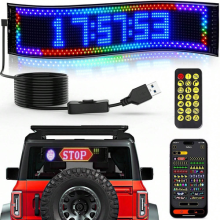 12V Car LED Programmable Showcase Message Sign Scrolling Display LED Board