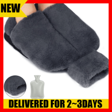 Heated Foot Warmer, 2L Hot Water Bottle Cushion w/Soft Plush Cover,Foot Warmer