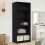 VidaXL vidaXL Kleiderschrank Schwarz Eichen-Optik 80 x 50 x 200 cm 1