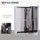 Stainless Steel Wall-Mounted Mirror Cabinet 300mm 6