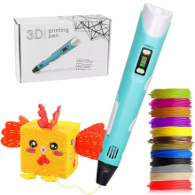 3D Drawing Printing Pen with LCD Screen+ PLA ABS Filament toys for Gifts UK