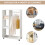 Mobile Wardrobe on Wheels, White 6
