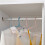 Mobile Wardrobe on Wheels, White 7
