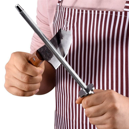 Knife Sharpening Stick Professional Butcher Knife Block Stick Tool Household Sharpening Stone 2