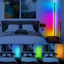 Smart LED Floor Lamp, Colour Changing RGB Corner Light, Remote & App Control New