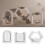 Square Hexagon Arch Ljuskopp RöKelsebräNnare Silikonform DIY Gips HäLla Aromaterapi FöRvaringsform, C 5