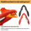 2PCS Crab Crackers and Tool Multifunctional Crab Leg Cracker Efficient Lobster Crackers Sturdy Seafood Crackers and Tool 2