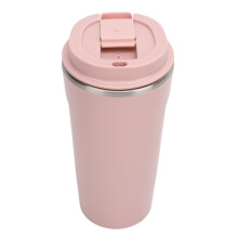 Drahtloser电动搅拌杯磁力旋转咖啡杯 粉色 400ml