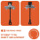 1Pair Front+Rear Door Hinge Stop Check Strap Limitery 9181N2 9181N3 for  408 2010-2013  Rod Strap 3