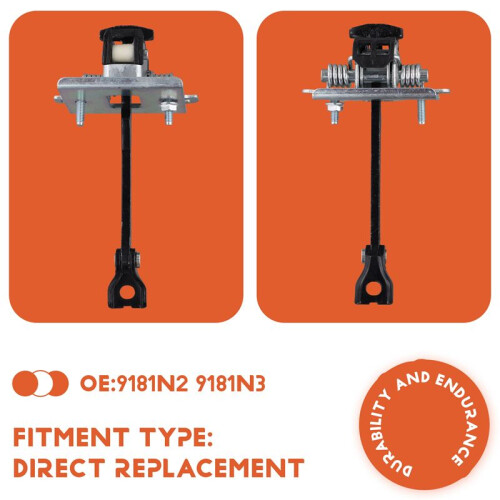 1Pair Front+Rear Door Hinge Stop Check Strap Limitery 9181N2 9181N3 for  408 2010-2013  Rod Strap 2