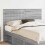 VidaXL vidaXL Headboard with Headboard Grey Sonoma 140 cm Engineered wood 1
