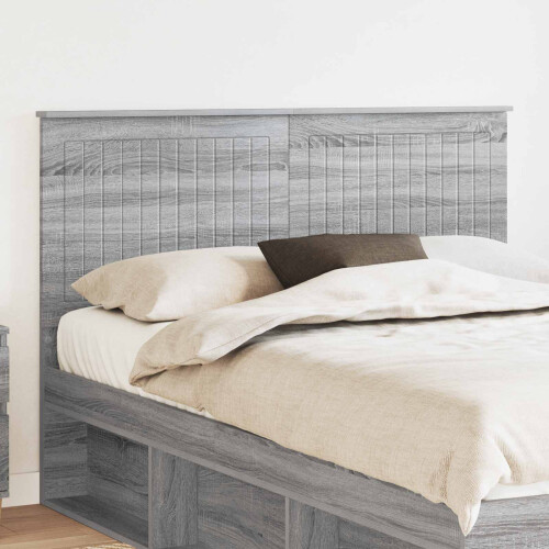 VidaXL vidaXL Headboard with Headboard Grey Sonoma 140 cm Engineered wood