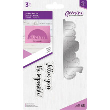 Gemini Stamp & Die Set - Dream
