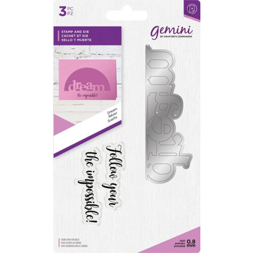 Gemini Stamp & Die Set - Dream