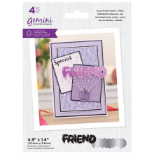 Gemini Stamp & Die Balloon Sentiments - Friend