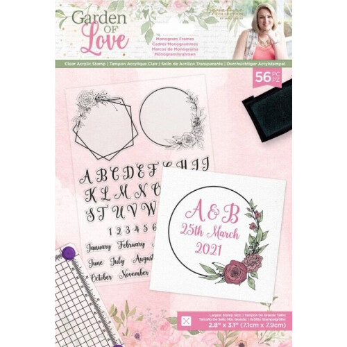 Garden of Love - Acrylic Stamp - Monogram Frames