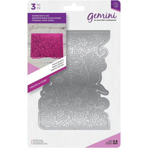 Gemini Die Create a Card - Floral Dreams