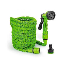(Blue, 30m) (30m, Green) Expanding Garden Water Hose Pipe Spray Gun Flexible Grow Stretch Hosepipe