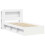 VidaXL vidaXL Bed Frame with Storage White 90 x 190 cm Engineered Wood 3