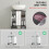 Modern High-Gloss White Under-Sink Cabinet 3