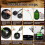 Halloween Decorations Indoor - Cauldron Halloween Decor with Magic Floating Potion Bottles and Diffuser for Spooky A 2