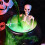 Halloween Decorations Indoor - Cauldron Halloween Decor with Magic Floating Potion Bottles and Diffuser for Spooky A 3