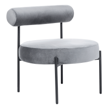 Armchair ALPHA Velvet Grey