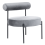 Beliani Armchair ALPHA Velvet Grey 1
