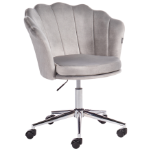 Desk Chair MONTICELLO Velvet Grey