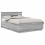VidaXL vidaXL Bed Frame Grey Sonoma 150 x 200 cm Engineered Wood 5