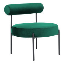 Armchair ALPHA Velvet Emerald Green