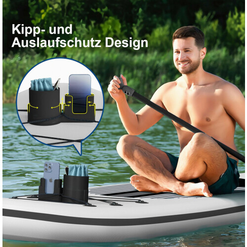 Stand Up Paddleboard Cup Holder for Drinks, Practical SUP Accessory, Keeps Beverages Secure and Within Reach, Pink 1