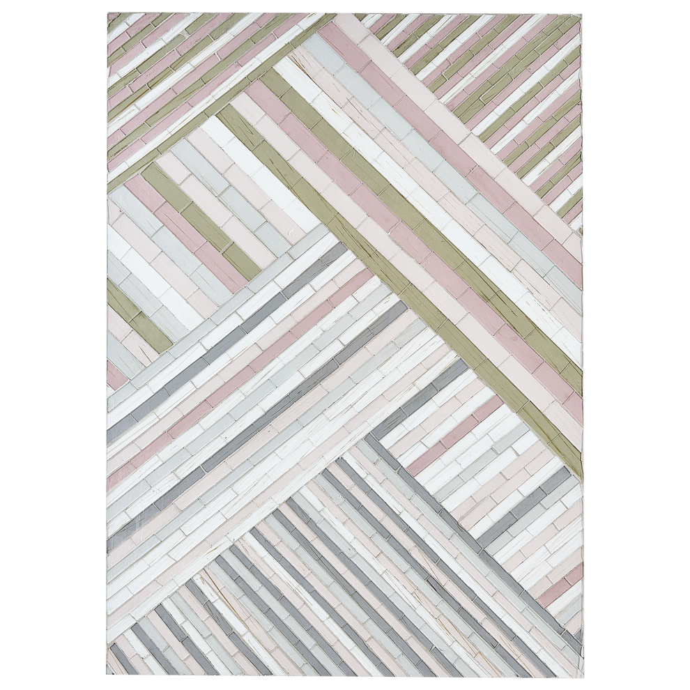 Beliani Wall Decor Tembesi Glass 70 Cm Multicolour