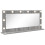 VidaXL vidaXL Vanity Mirror Rectangular Grey Sonoma 100 x 45 x 18 cm 3
