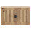 VidaXL vidaXL Wall-Mounted Bedside Cabinet 2 pcs Artisan Oak Engineered Wood 5