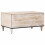 VidaXL vidaXL Coffee Table White 80 x 50 x 40 cm Solid Mango Wood 2