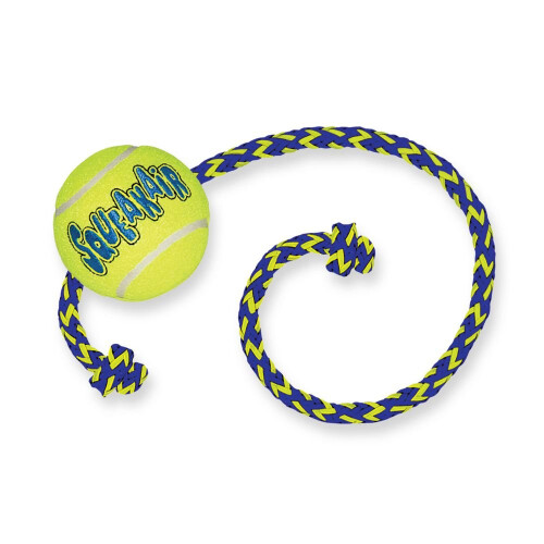 KONG KONG SqueakAir Ball With Rope Medium 1