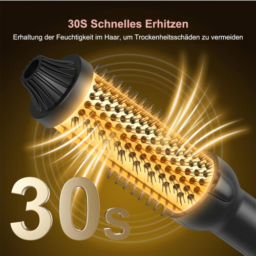 3-in-1 Hair Styler with LCD Display, 10 Temperature Settings, Ceramic Barrel, Ionic Function, Anti-Scald Design 1