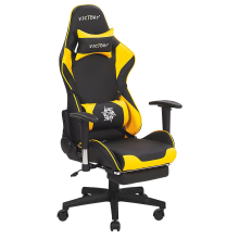 Gaming Chair VICTORY Faux Leather Yellow