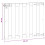 VidaXL vidaXL Gartentor 100 x 80 cm WPC und Aluminium Braun 3