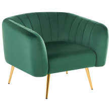 Armchair LACONIA Velvet Dark Green
