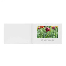 7 Inch Videoboekkaart 4GB LCD Uitnodigingscadeau Muziek Wenskaart Upload Video'S Bruiloft Uitnodigen Digitale Frame