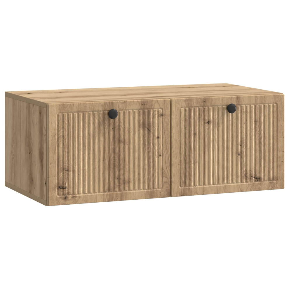 Vidaxl Wall-Mounted Tv Cabinet Artisan Oak 78.5 X 41 X 30 Cm
