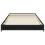 VidaXL vidaXL Bed Frame Black Oak 80 x 200 cm Engineered Wood 3