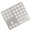 2.4G  Number Pad Ultra-Thin Wireless Numpad USB Rechargeable Numeric Keypad for IOS Android Window White 1