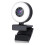 4K HD Autofocus Webcam with Microphone, Adjustable Light Computer Camera USB Webcam for Laptop Desktop Video Calling 1