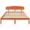 VidaXL vidaXL Bed Frame with Headboard Wax Brown 150 x 200 cm Solid Pine Wood 3