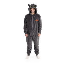 (Medium) How to Train Your Dragon Onesie (Unisex Black)