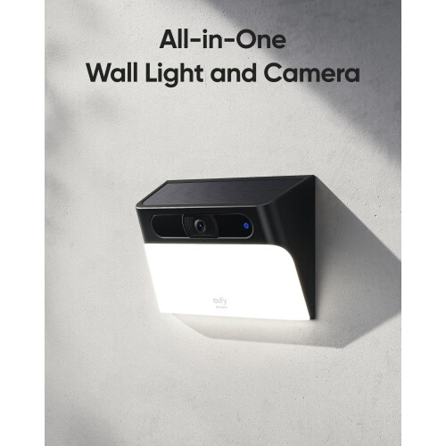 Eufy eufy Solar Security Camera Wall Light CamS120 Outdoor Wireless 2K IP65 Spotlight 1