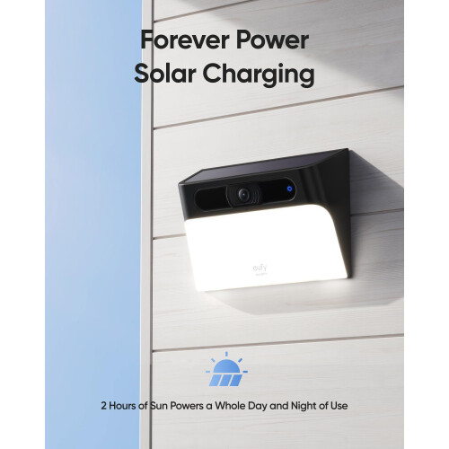 Eufy eufy Solar Security Camera Wall Light CamS120 Outdoor Wireless 2K IP65 Spotlight 2